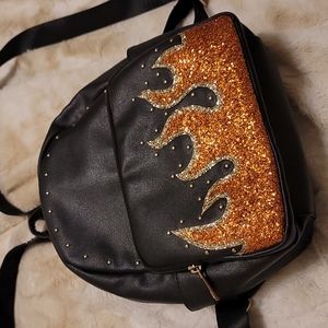 Mini Flame Glitter Backpack